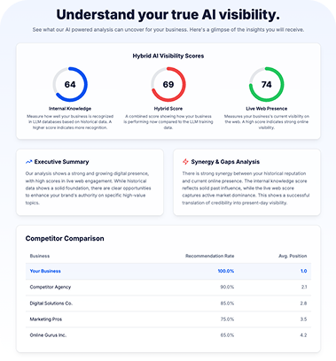 Understand your true AI visibility