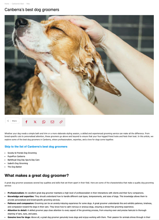 Write content that matches user language.