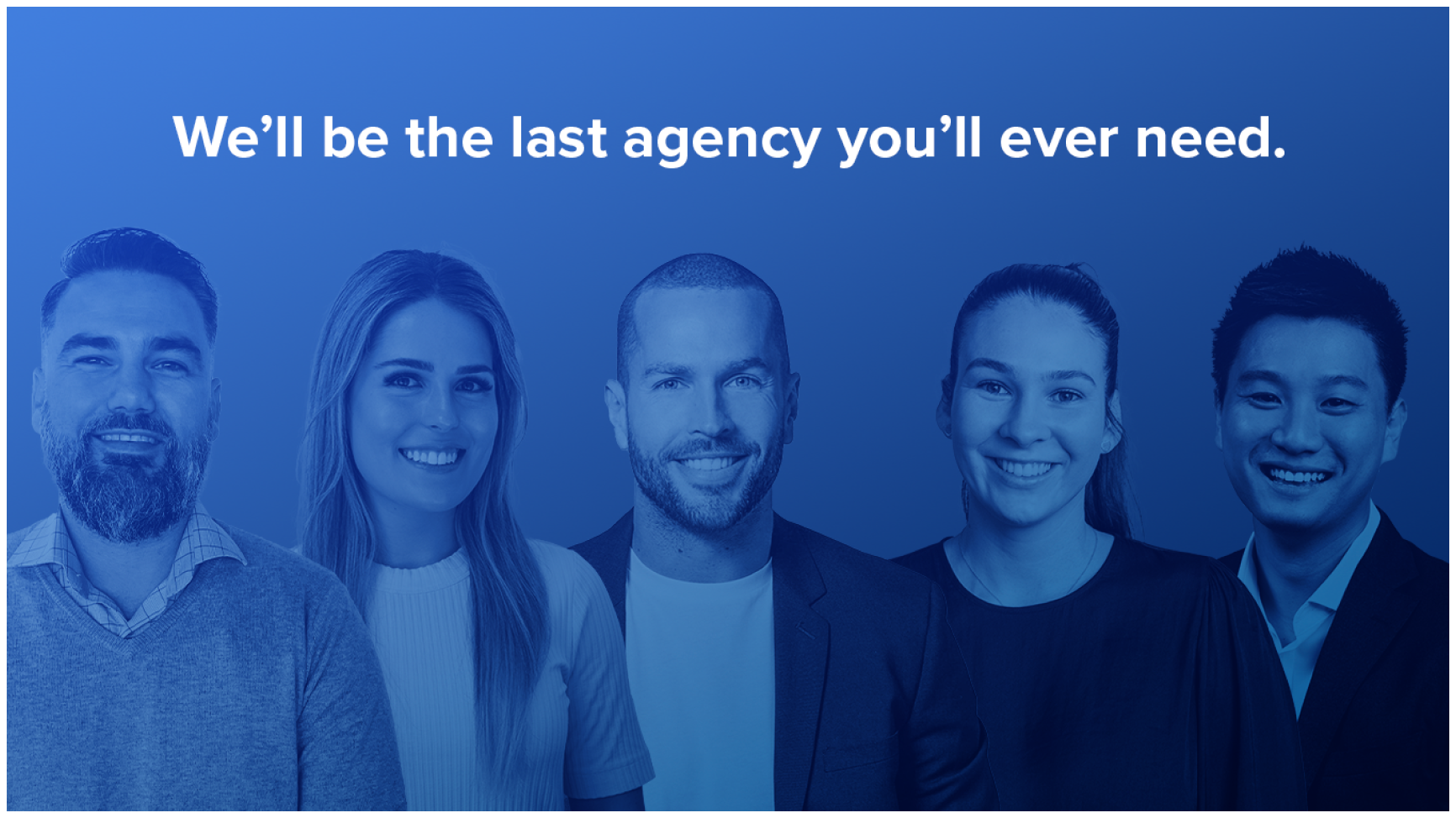 First Page - the last agency you'll never need.