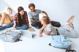 multicultural teenagers