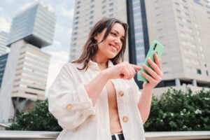 Woman on Phone