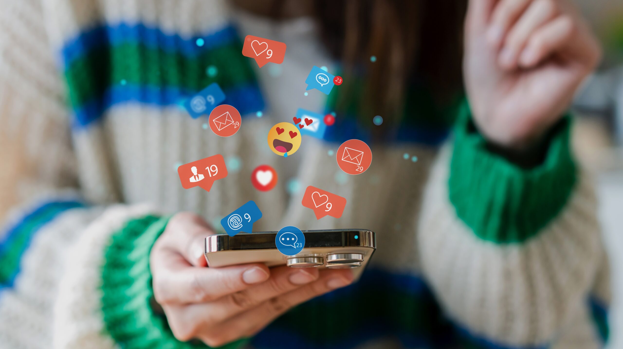 Social Media on Phone